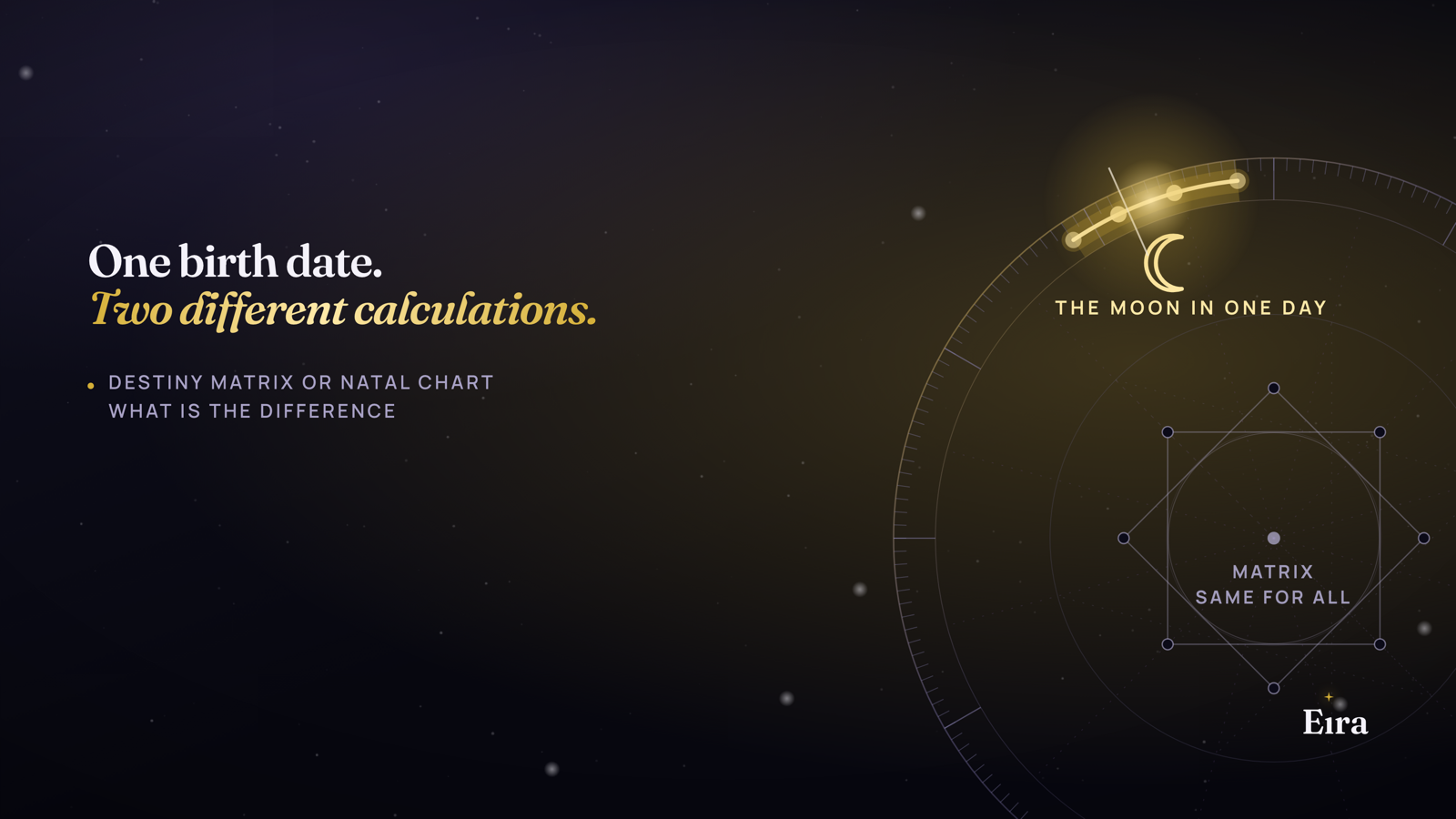 Destiny Matrix vs Natal Chart: What's the Difference