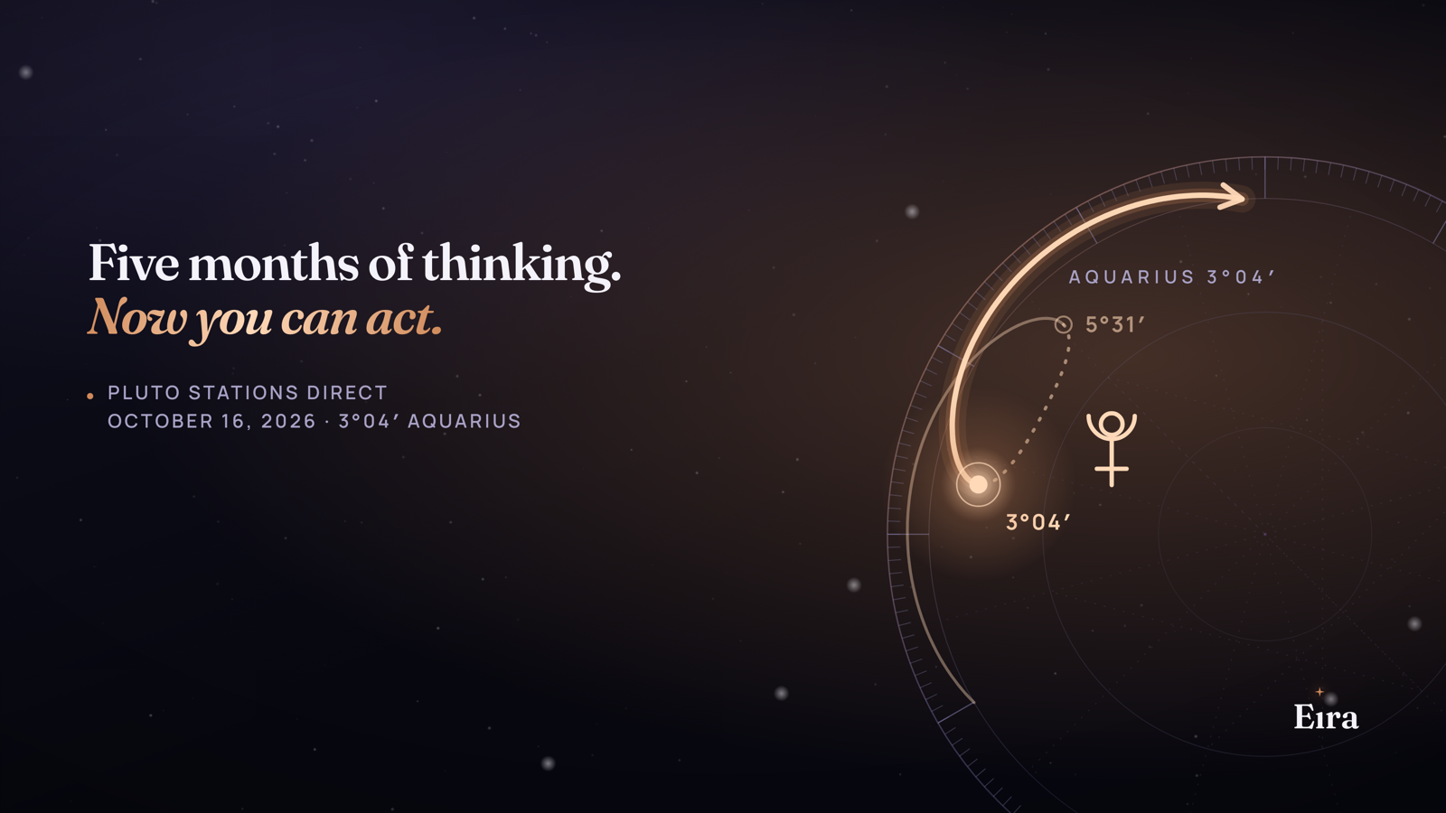 Pluto Direct October 16, 2026: What Starts to Move