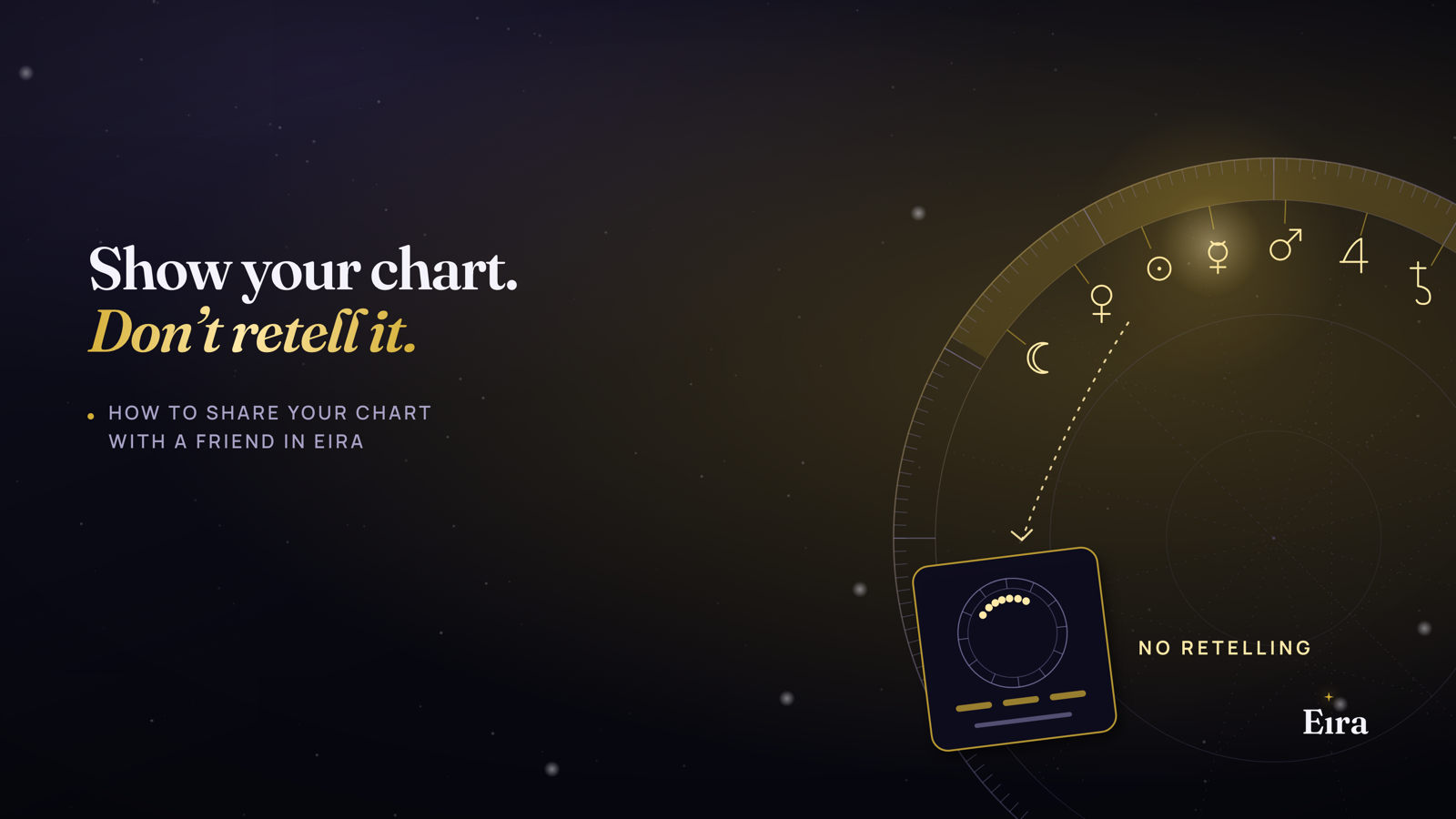 How to Share Your Natal Chart with a Friend in Eira