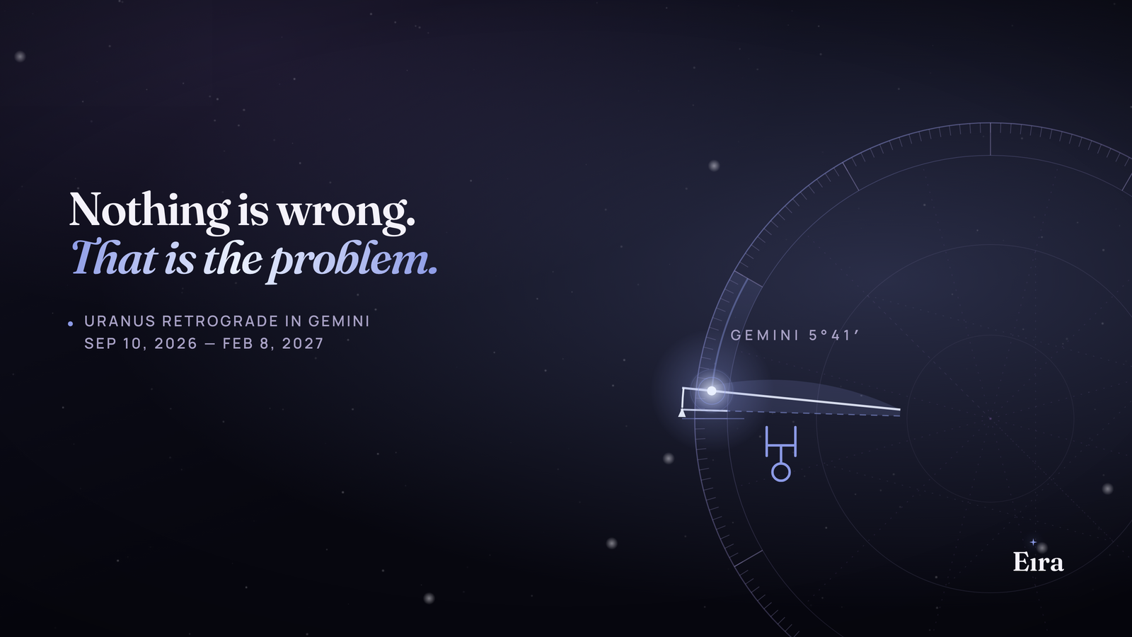 Uranus Retrograde in Gemini 2026: What Changes